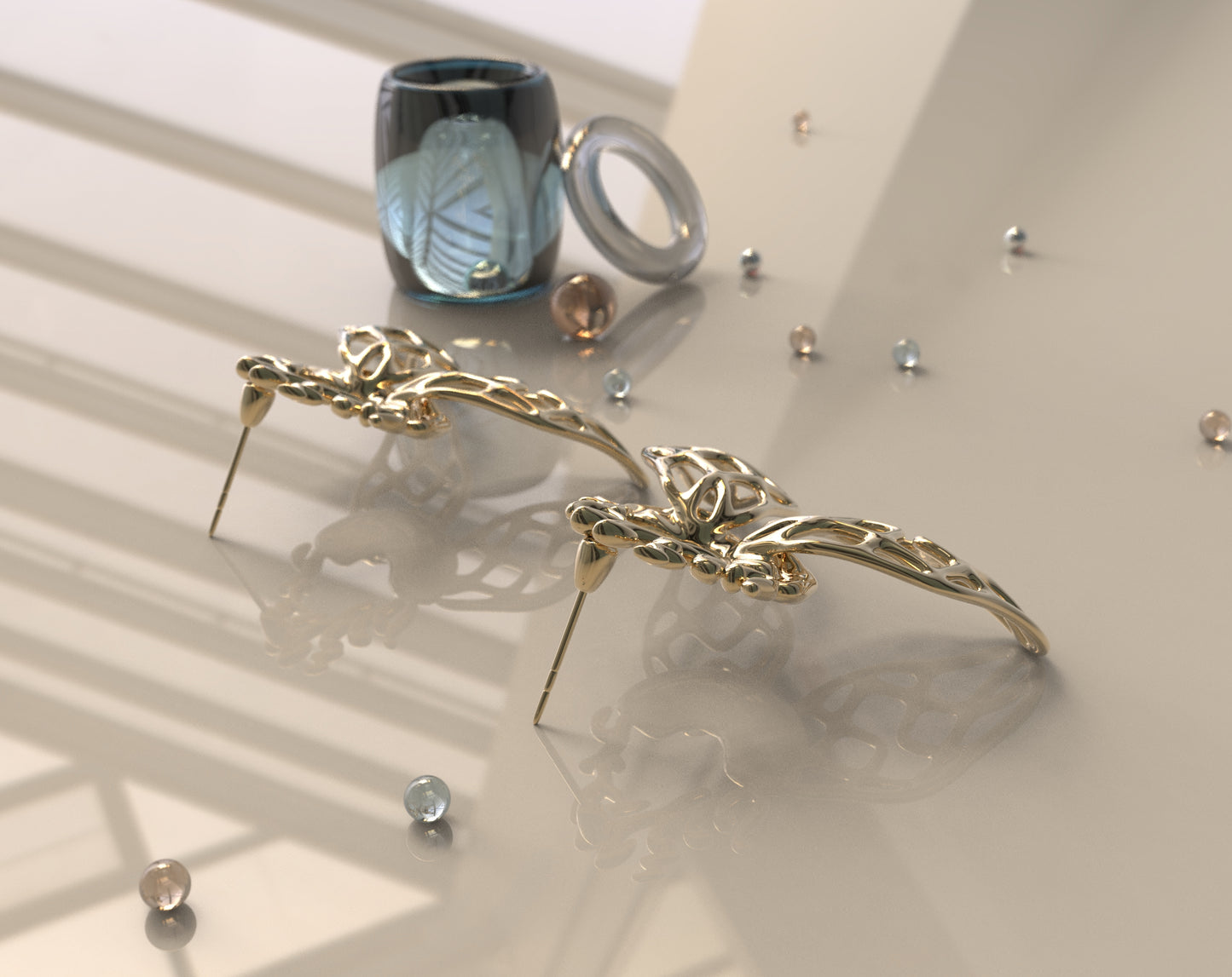 TREASURED ࢪº2 | 18K Gold Earrings