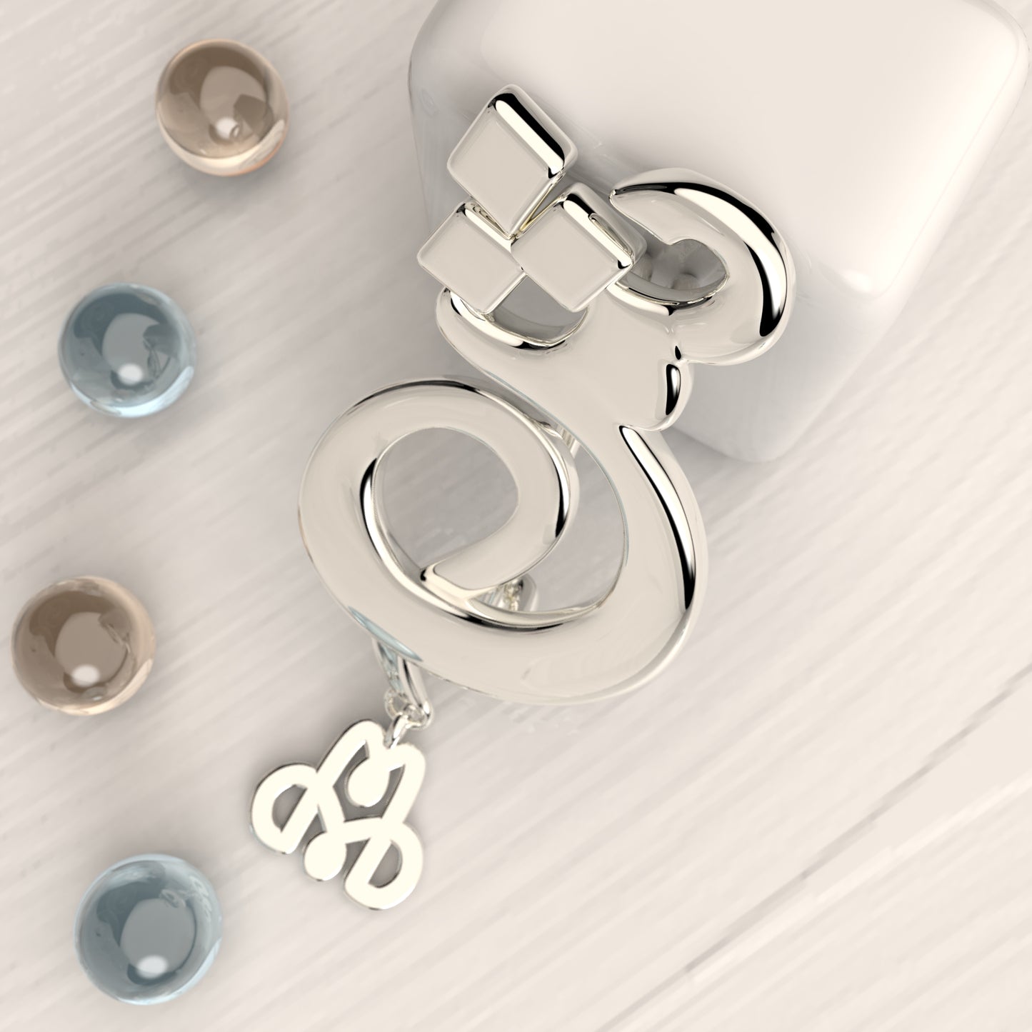 CALLIGRAPHY ࢪº65 | 18K Gold Pin - Letter 'ش'