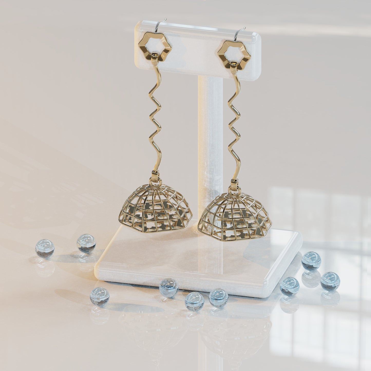 ARABESQUE ࢪº18  | 18K Gold Earrings