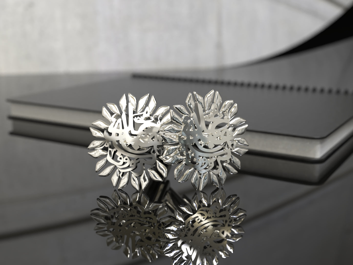 ARABESQUE ࢪº2  | 925 Stirling Silver Cuff-links