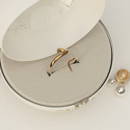 CALLIGRAPHY ࢪº119 | 18K Gold Ring - Letter 'م'