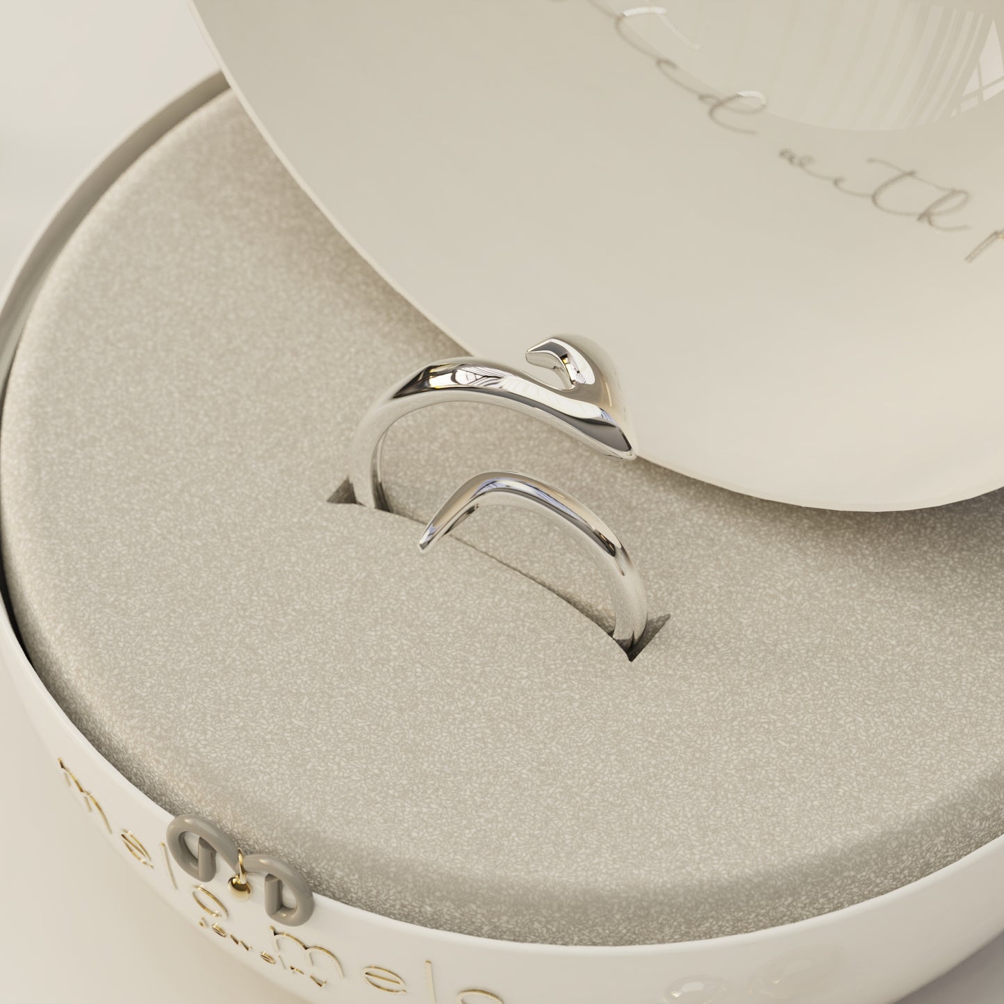 CALLIGRAPHY ࢪº119 | 18K Gold Ring - Letter 'م'