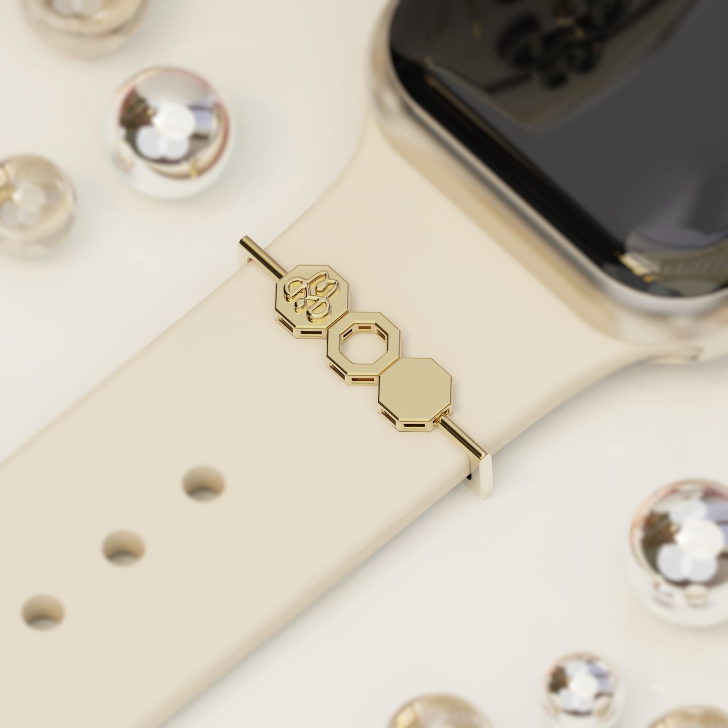 MELO ࢪº5  | 18K Gold Smartwatch Strap Charm