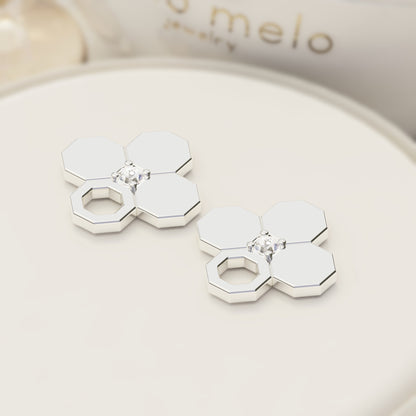 ARABESQUE ࢪº36 | 18K Gold Earrings with Gem Stone