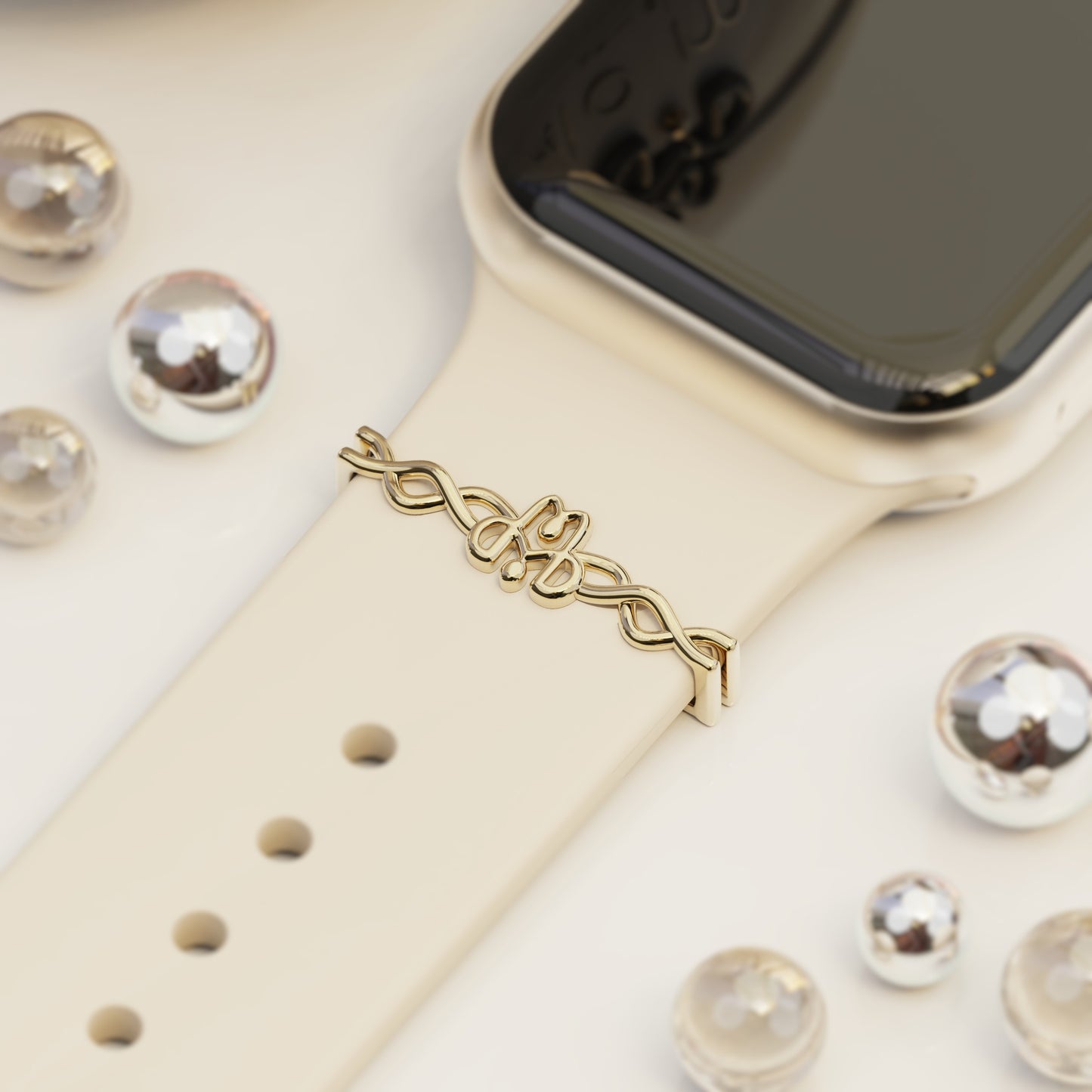 MELO ࢪº4  | 18K Gold Smartwatch Strap Charm