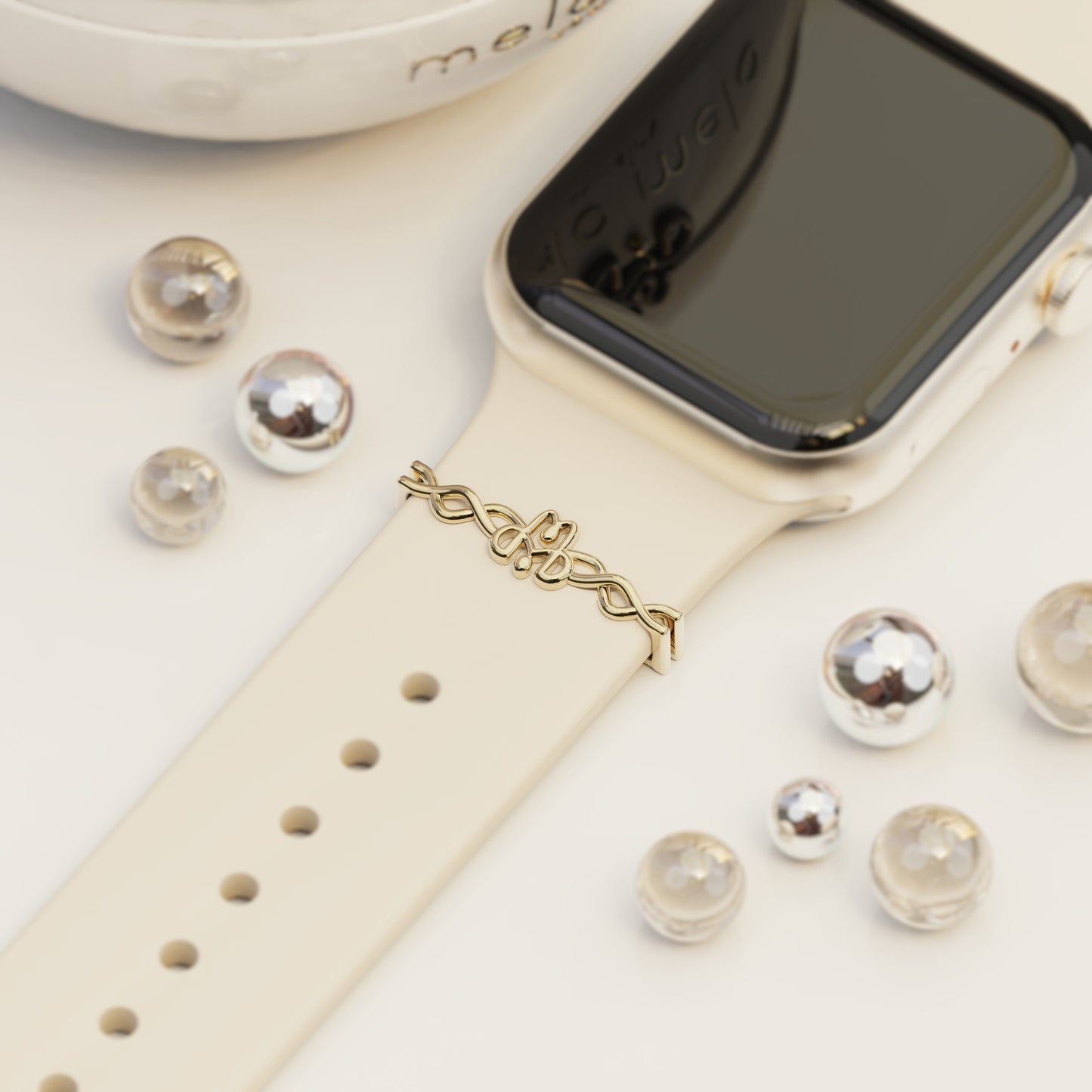 MELO ࢪº4  | 18K Gold Smartwatch Strap Charm