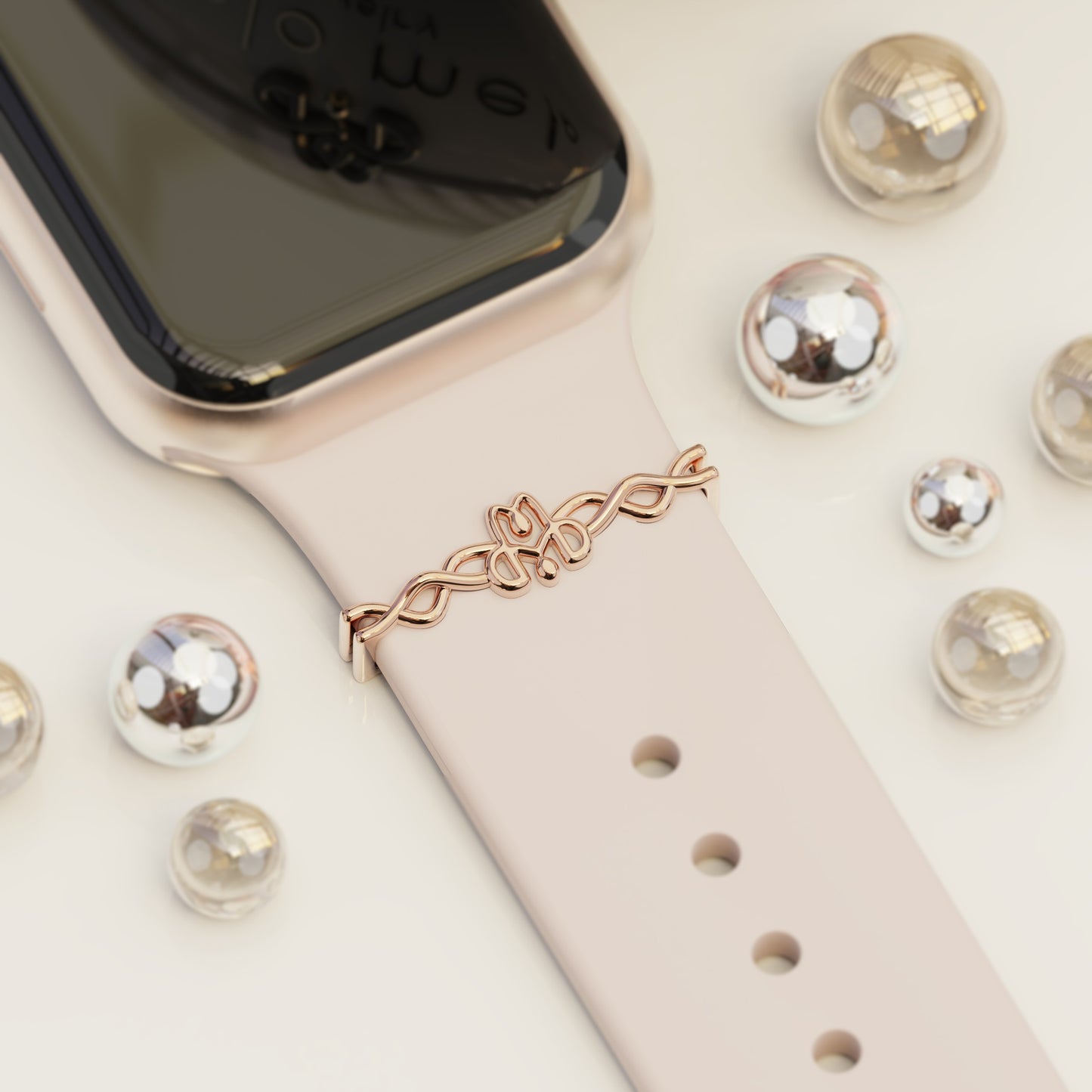 MELO ࢪº4  | 18K Gold Smartwatch Strap Charm