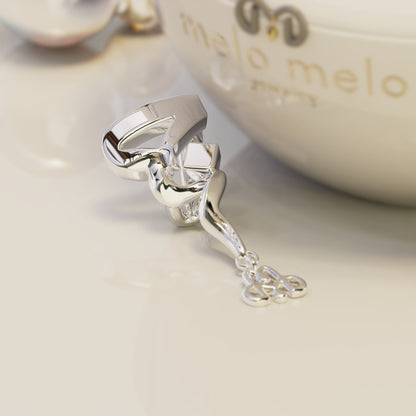 CALLIGRAPHY ࢪº25 | 18K Gold Pin - Letter 'ج'